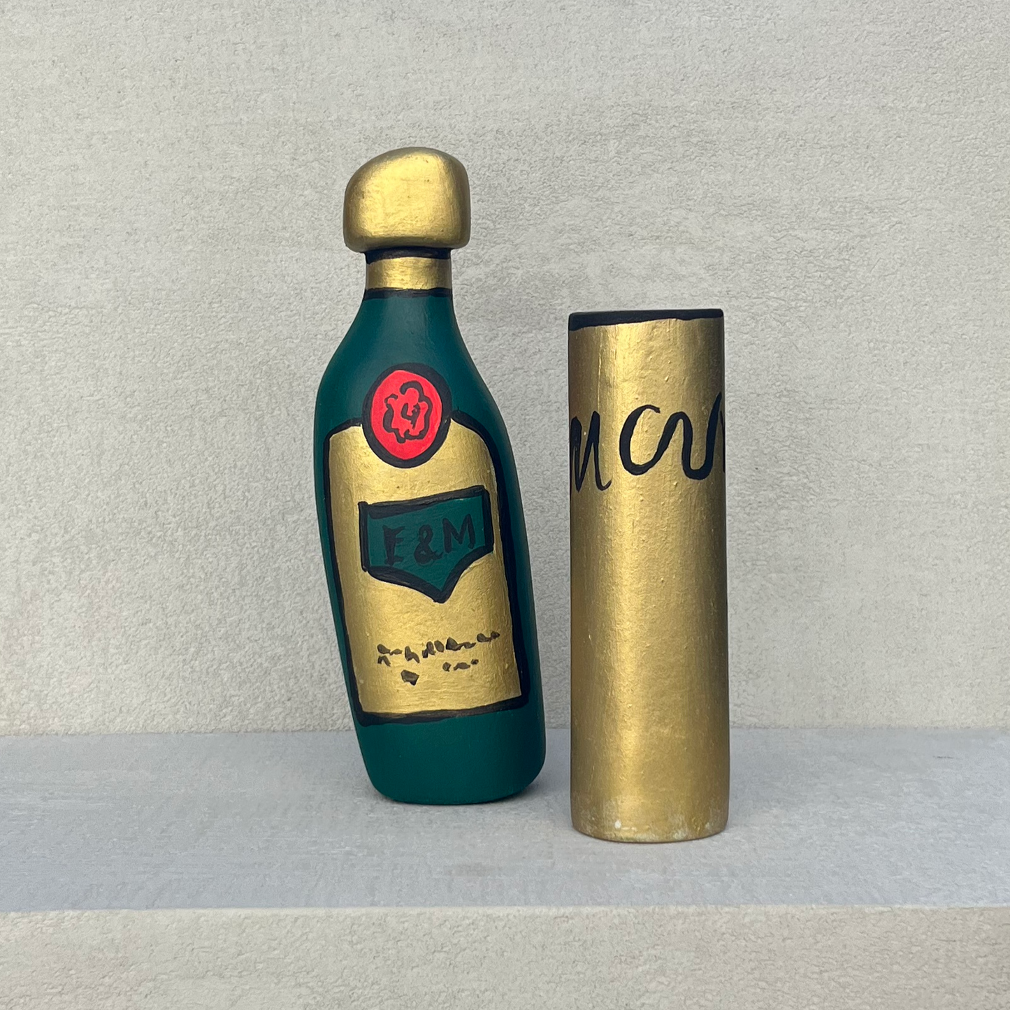 faux decorative pots from Fortnum & Mason Christmas windows