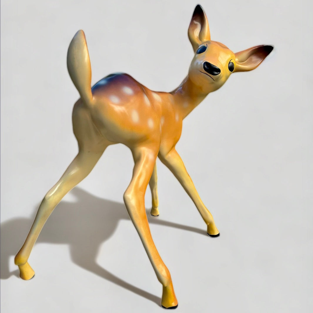 fawn deer coloured fibreglass Christmas decoration