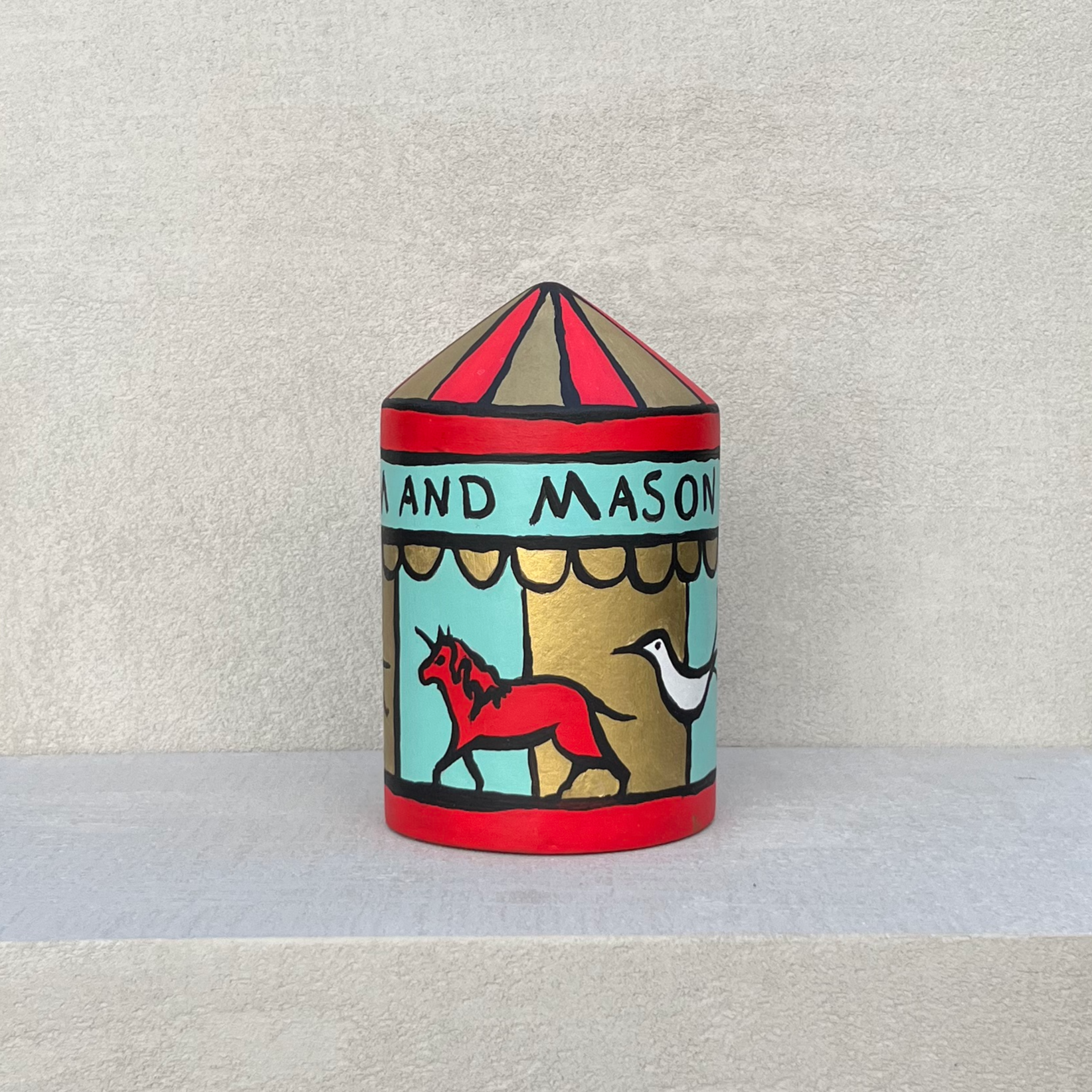 Fortnum & Mason Christmas 2022 window display decorative tin