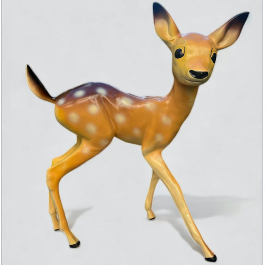 life size baby deer fibreglass christmas decoration